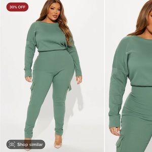 Women's Green Jumpsuit